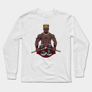 God of the Yoruba religion - Aganju Long Sleeve T-Shirt